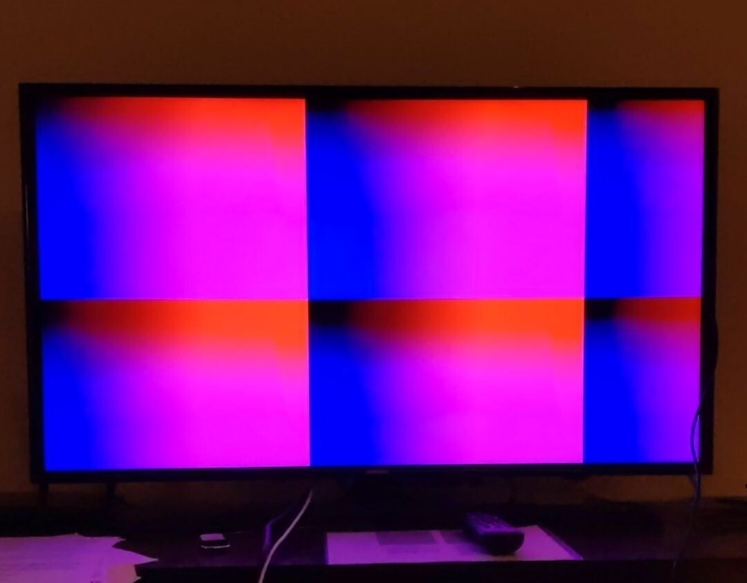 FPGA displaying picture on TV